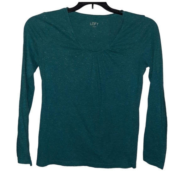 Ann Taylor Loft Long Sleeve Tee Small - Picture 2 of 6